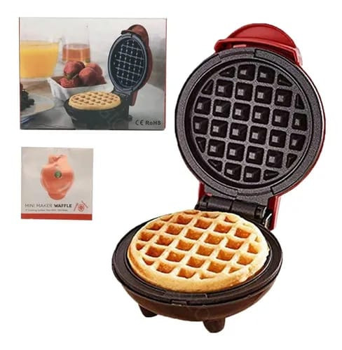 Miniatura 4 de Mini waflera antiadherente electrica